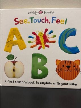 See, Touch, Feel ABC Sensory Board Book - Multicolor